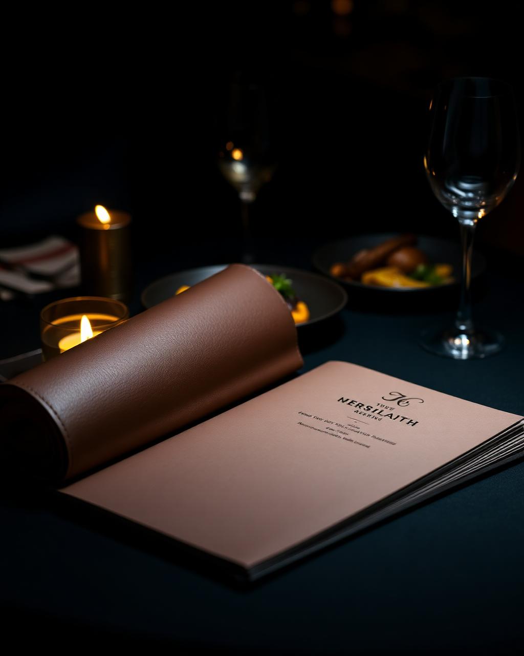 Meniu editorial restaurant premium